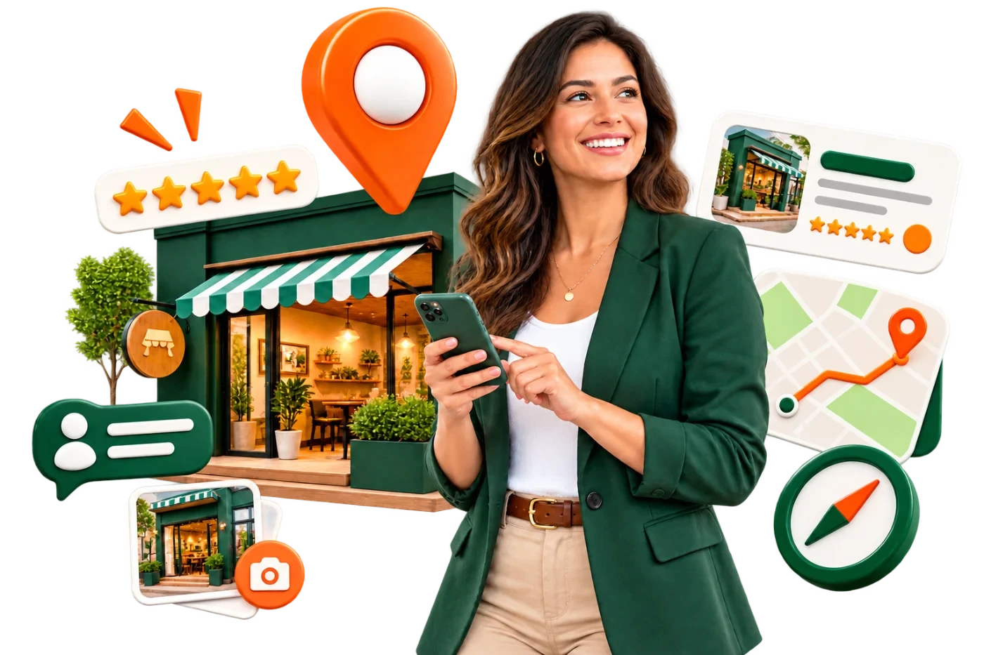Gerenciamento de perfil no Google Maps