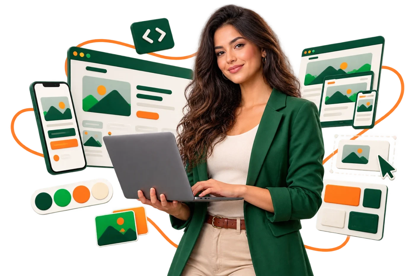 Criação de sites e landing pages